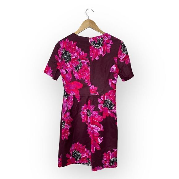 Trina Turk Maroon Pink Floral Dress - Picture 2 of 12